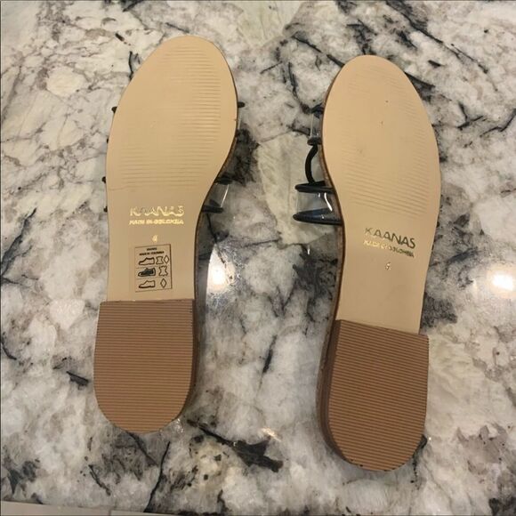Kaanas Santorini Infinity Sandal Black Size 6 NWT - Picture 2 of 10